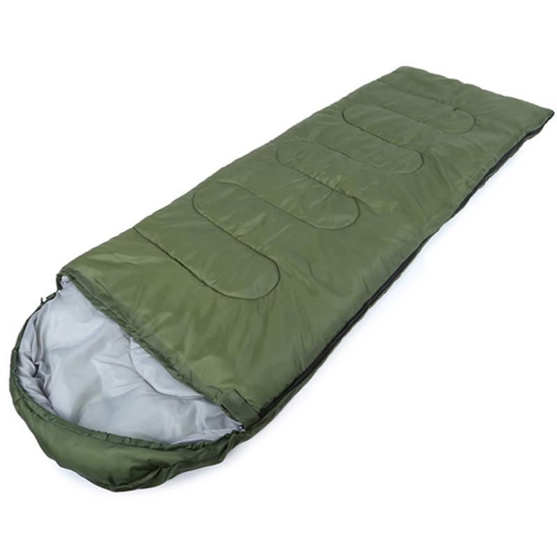 

Новый открытый термоспальник-конверт с капюшоном для путешествий, кемпинга, сохраняющий тепло, спальные мешки, ленивый мешок зелёный