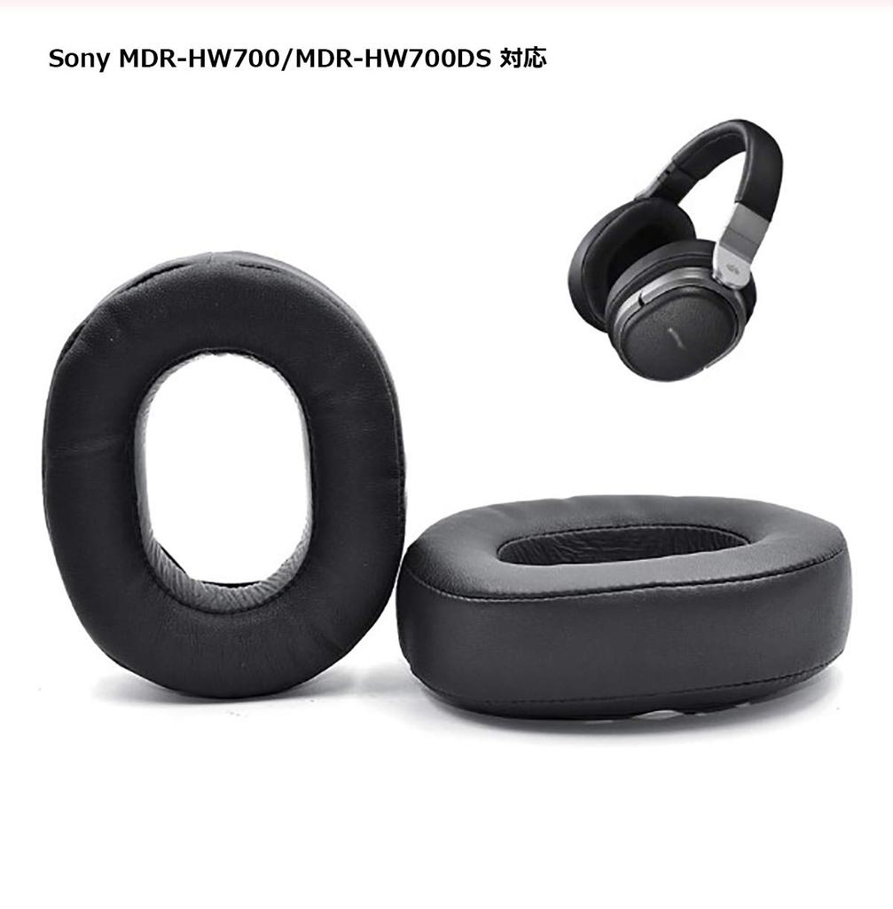 Xberstar Ohrpolster, Ersatz-Kopfbügelpolster, Kopfhörerpolster, Schwamm, kompatibel mit Sony MDR-HW700, MDR-HW700DS