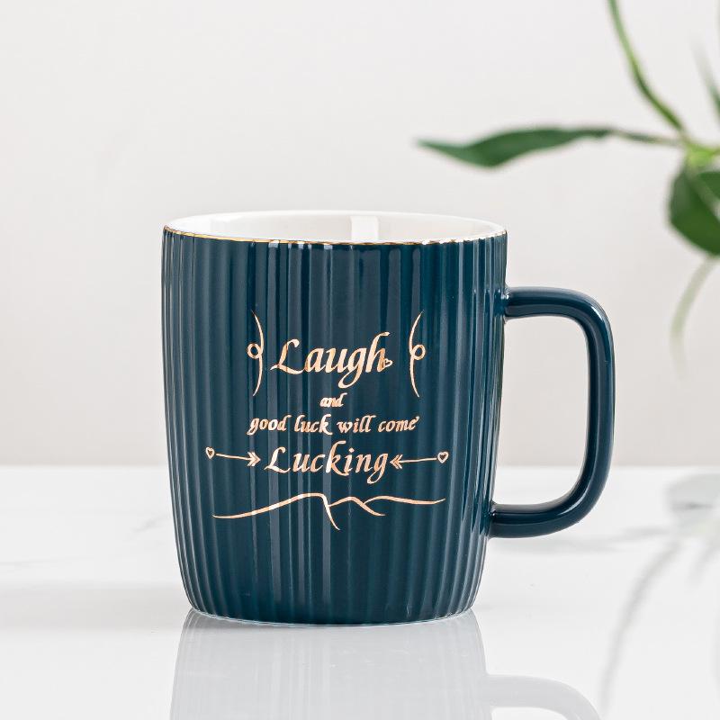 Creative Simple Ceramic Cup Ins Style Mug Coffee Cup Gift Box