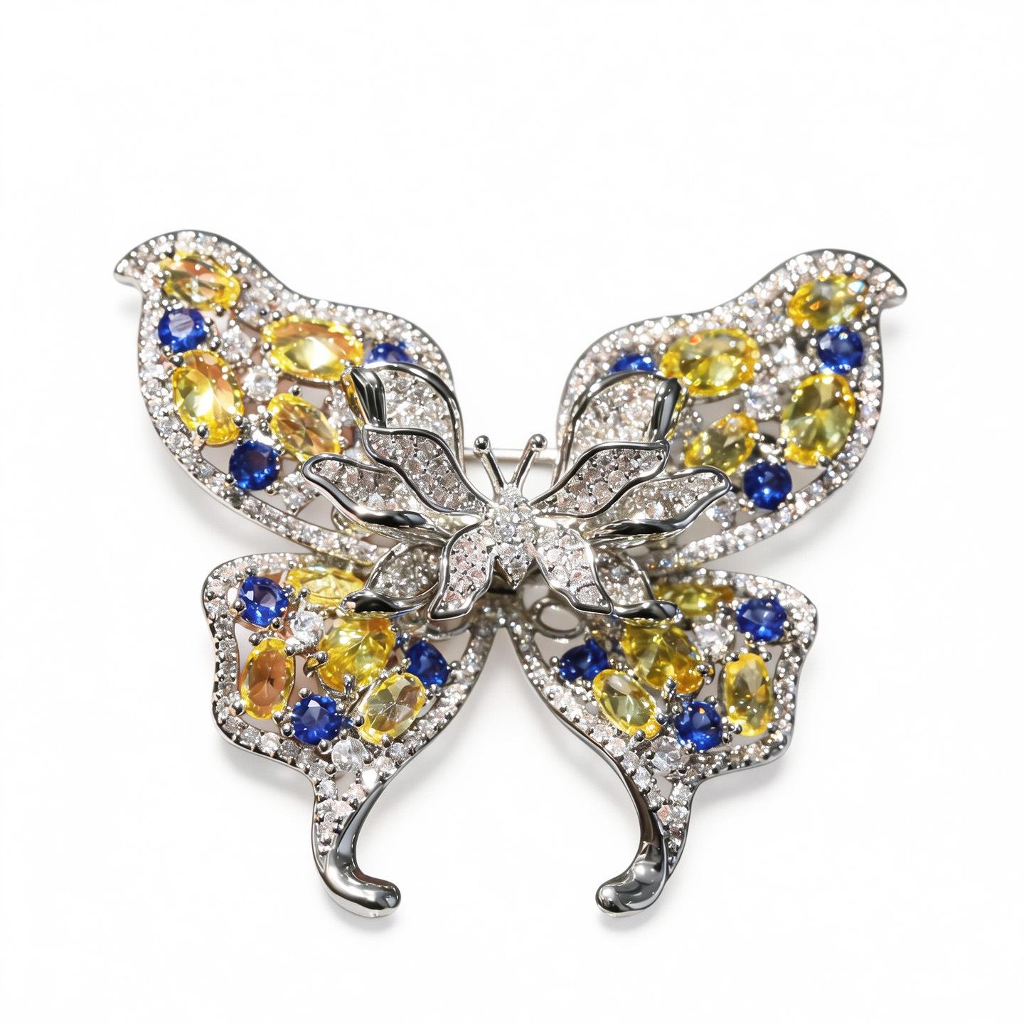 Bo Xin Yun Luxury Butterfly Brooch: Elegant Women s Fashion Accessory