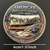 250ste Verjaardag van de Onafhankelijkheidsdag van de VS Herdenkingsmunt Souvenir American Eagle Liberty Militaire Challenge Munt Verzamelaar