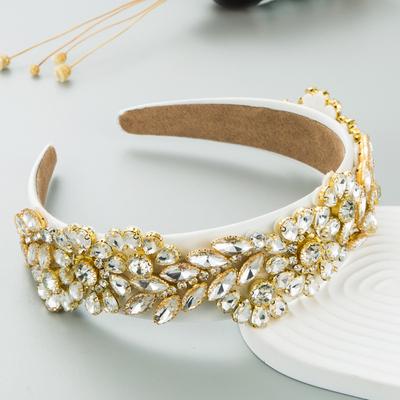 Headband Hair Fashion Baroque Hair Ornaments Color Glass Drill Cloth Accessories Women