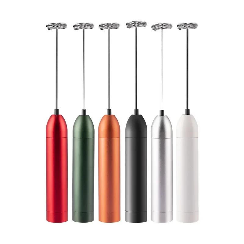 Mini Handheld Battery Operated Electric Milk Frother Stainless Steel Foam Maker For Coffee