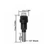 Converter Collet Engraving Machine Milling Cutter Tool Router Collet Extension Extension Rod