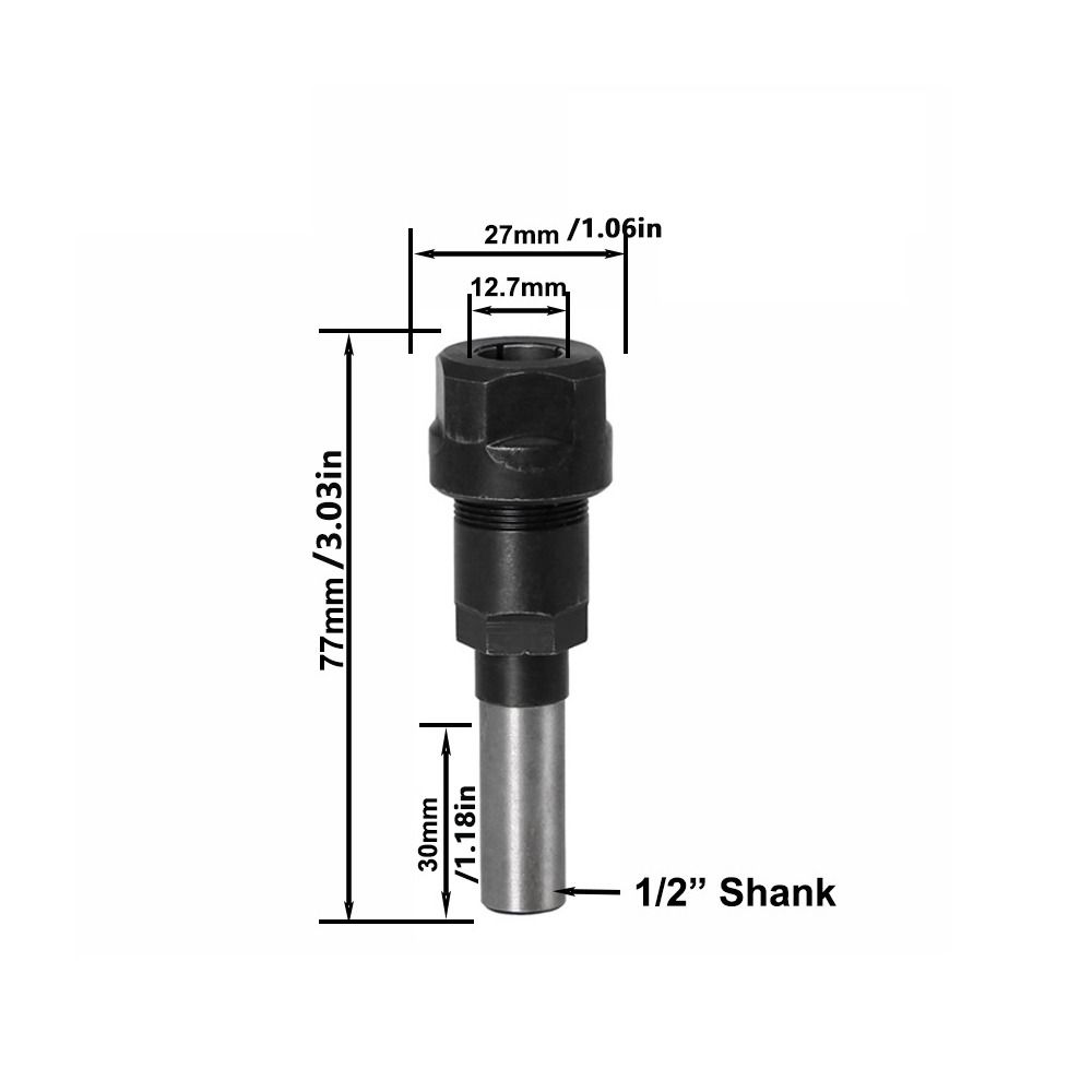 Converter Collet Engraving Machine Milling Cutter Tool Router Collet Extension Extension Rod