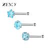 Nose Stud Super Flash Zircon Mini Small Diamond Girl Sexy Nightclub Stylish Fashion Puncture Trendy Cool Man Nose Studs Pin