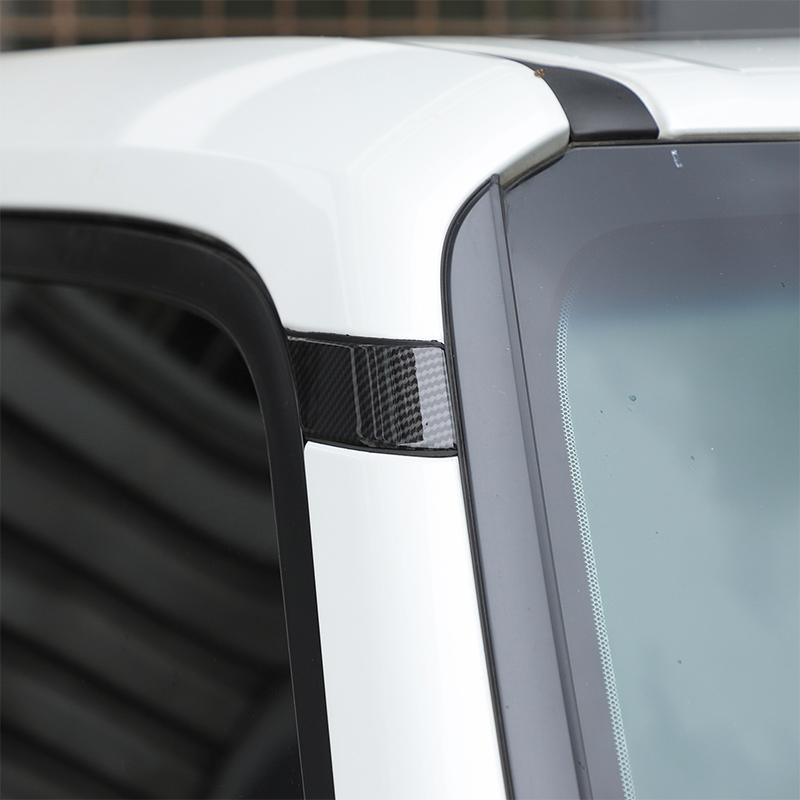 2Pcs For Toyota Land Cruiser Prado J250 LC250 2025 2025 Glossy Black A-Pillar Front Triangle Molding Trim Cover Car Accessories