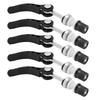 5pcs Seatpost Clamps Quick Release Aluminum Alloy Durable Bike Pipe Clamp Fixed Gear for Universal