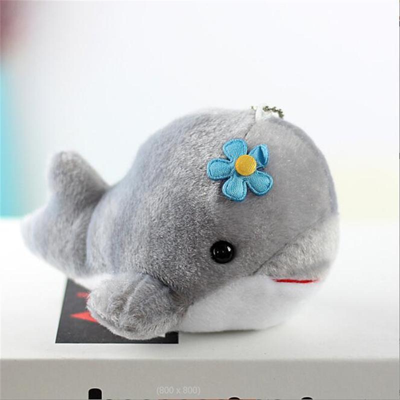 12Cm Approx Multi Color Optional 8 Colors Dolphin Stuffed Plush Toy Whale Doll Small Mini Animal Doll Gift Small Pendant
