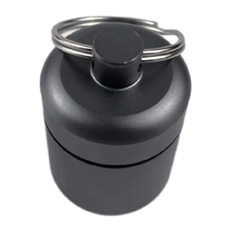 Box Keychain Mini for Pill Holder Waterproof Aluminum Alloy for Pill fo