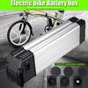 Aluminum Alloy /& Plastic Top Cover for Electric Bicycles Folding Electric Vehicles 36V//48V Lithium Battery Large Shell Case with Charging Socket /& Output Port KOET Battery Box for Ebike