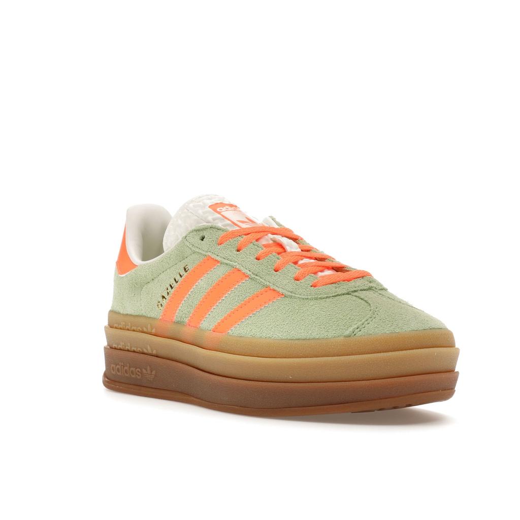 Adidas Gazelle Bold Green Spark Screaming Orange Women Sneakers Semi-Green-Spark Core-White IH7495