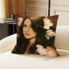 Față de pernă L-Lana D-Del R-Rey pentru decor canapea, mașină, birou, cameră, cu imprimeu, decorațiuni și protector