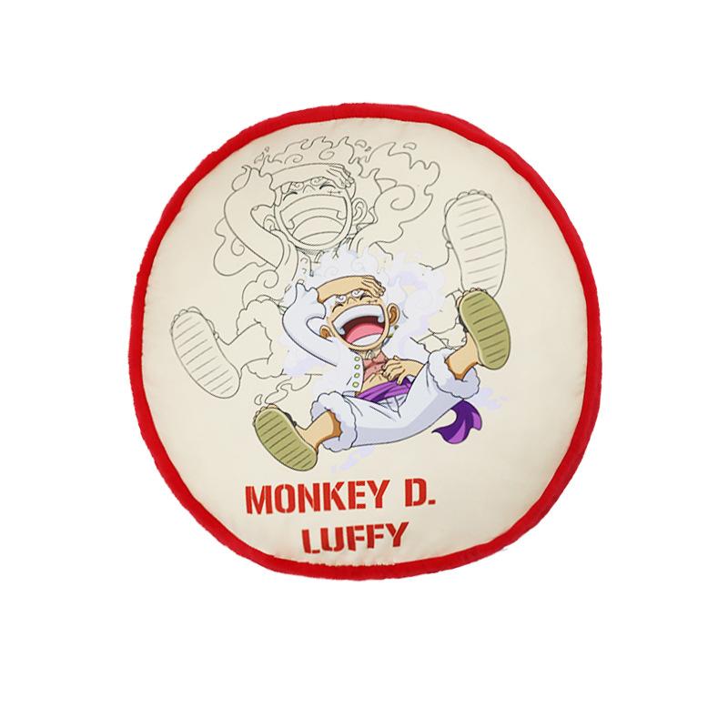 

1pc Officially Licensed Gear 5 Luffy Round Pillow – Premium Embroidery and Plush Holiday and Birthday Beautiful Gift Idea