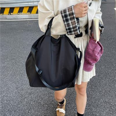 New Large Bag Female Crossbody Portable Sports Leisure Travel Tote Bag Waterproof Large Capacity Simple Bag