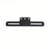 Black Chrome Universal Motorcycle License Plate Holder Bracket Supports Rear Tail Light Simple License Plate Holder