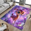 1PC Deer Flowers Extra Large Non Slip Floor Carpet, Office, Family, Bedroom, Studio Large Area Rug Indoor Rugs