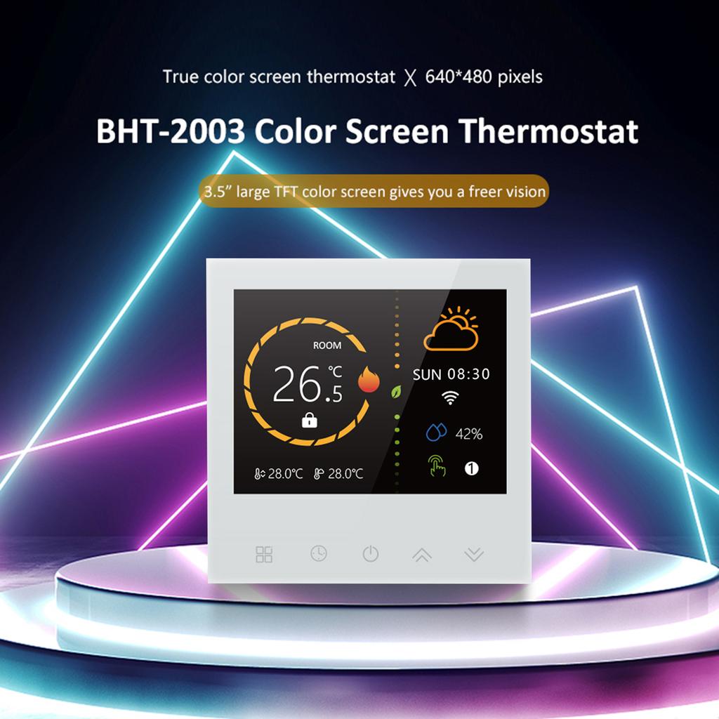 Smart Thermostat Wireless-Fidelity WaterCelsiusFloor Heating Controling Panel Programmable