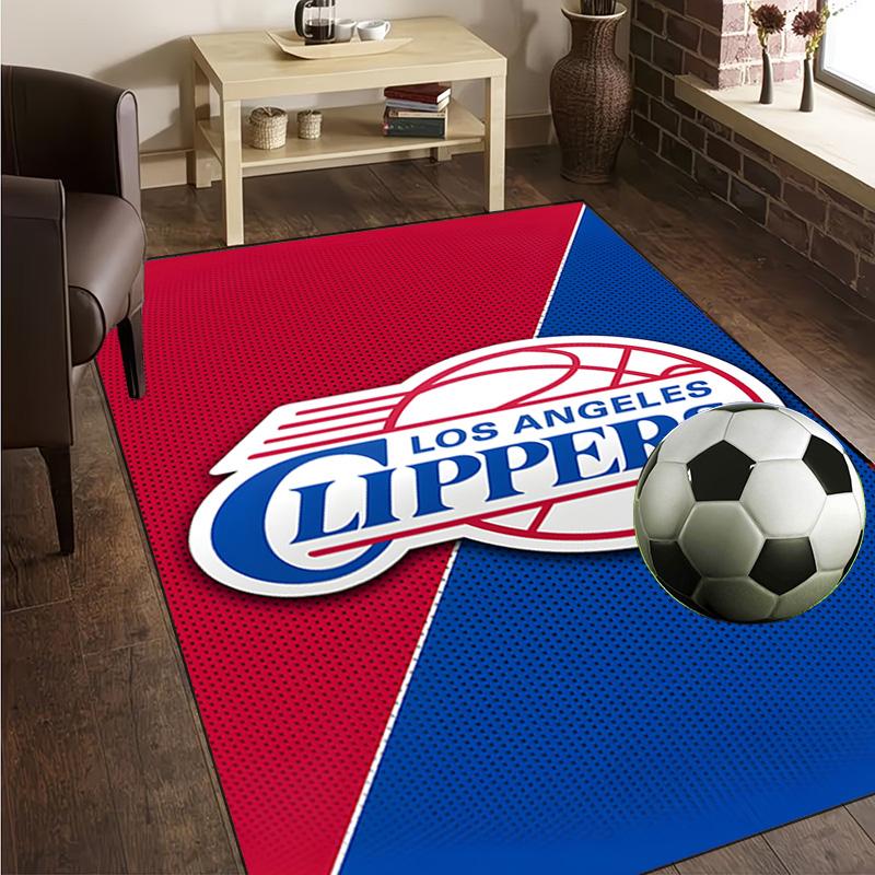 Clippers Ice Rug Office Carpet Non-Slip Mat, Chair Rug Floor Covering for Gaming, Bedroom, Living Room , Home Decor Christmas Gift