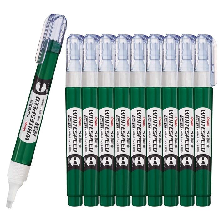 Исправляющая жидкость Pentel Whitespeed, 10 шт. XZLH64-W(10) белый