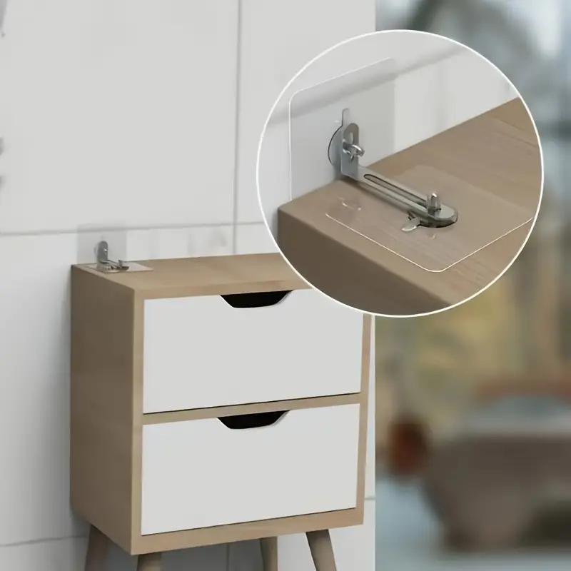 2/1PCS Punch-free Anti-tilt Artifact Cabinet Anti-tilt Fixer Shoe Cabinet Wardrobe Bookshelf Children's Furniture Connection Fixer