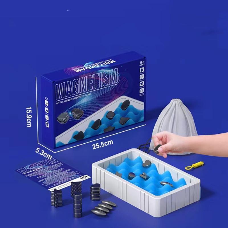 Magnetic Effect Chess Interactive Logic Game For Children Enhance Critical Thinking Skills Magnetic Stone Material