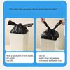 Extra-Thick Vest-Style Garbage Bags  | Medium-Large Size Black Trash Bags for Home Kitchen Bathroom | Heavy-Duty Portable Household Waste BagsRQSL-001