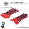 20Pcs JST Male Cables 20Pcs JST Female Cables 24 AWG 2 Pin Connector Wire for RC Lipo Battery
