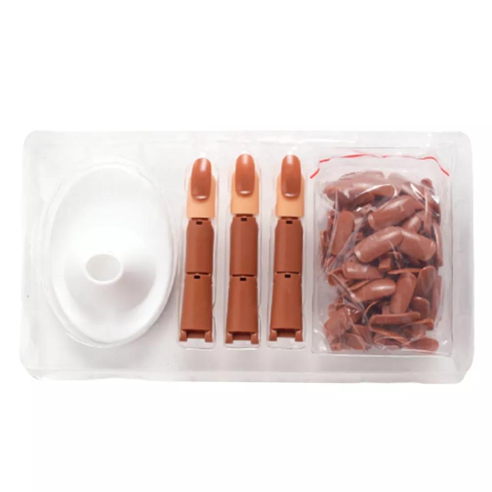 

Показана полка для практики маникюра, пальцы для ногтей, манипулятор для суставов пальцев, набор для ногтей, обучение для начинающих, практика рук