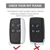 silicone car key case holder shell soft remote cover protector for Land Rover Range Rover Sport Discovery 3 4 Elander 2 Evoque