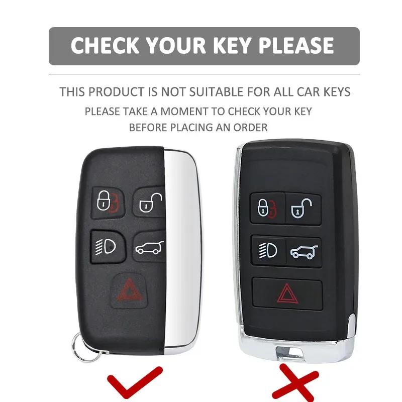 silicone car key case holder shell soft remote cover protector for Land Rover Range Rover Sport Discovery 3 4 Elander 2 Evoque
