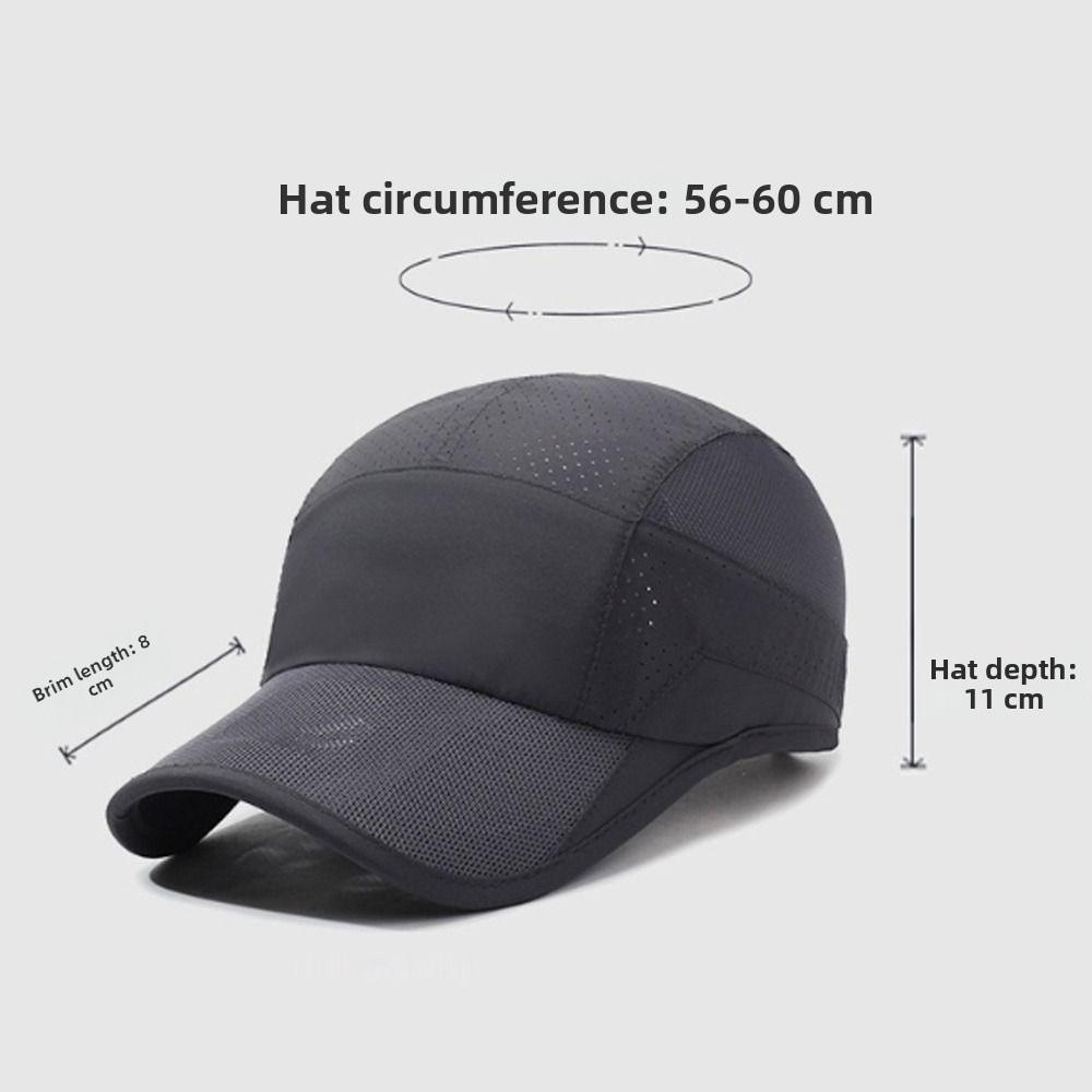 Packable Baseball Cap Lightweight Visor Cap Creative Gift Outdoor Hat