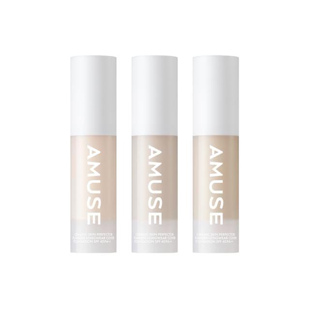 AMUSE - Ceramic Skin Perfector Foundation Mini - 3 Colors #01 Porcelain