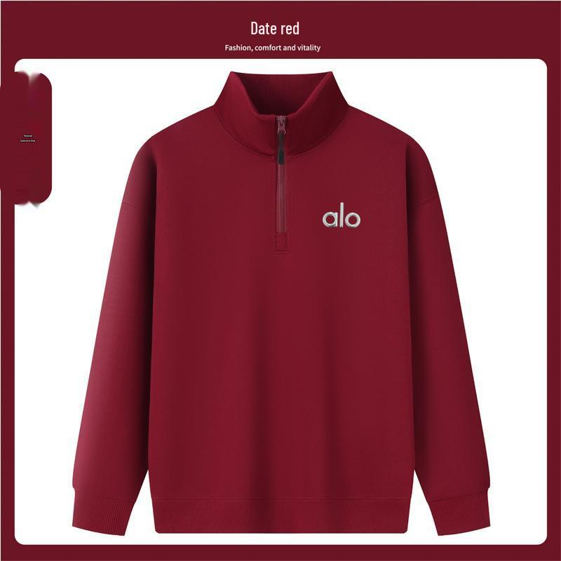 AO 2025 New American Half-Zip Casual Hoodie Set: Comfortable Unisex Jacket for Autumn/Winter 3XL