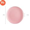 HiCeramic Round Steak Plates Beef Plate Dessert Dish Minimalist Pizza Breakfast Dish Tableware