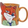 Disney Love Mugs Pair Nick and Judy diameter 8 x 9 cm 300 ml Kiss Pair Mug Tableware Goods Zootopia Goods Birthday Gift Blue Orange SAN4745 "Zootopia"