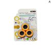 PIMPIMSKY Magnetic Decompression Toys Hand Spinner Fingears Anti-Stress Rings Finger Ring Decompression Toys-Yellow