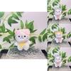 Cute Plush Cat Keychain Soft And Fluffy Cartoon Doll Decorative Bag Accessory For Teens