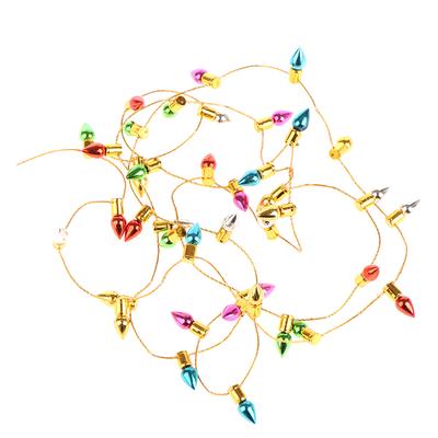 1:12 1 String Of Fake Lights Christmas Good Decoration Dollhouse Miniature Mini Furniture Accessories String Lights