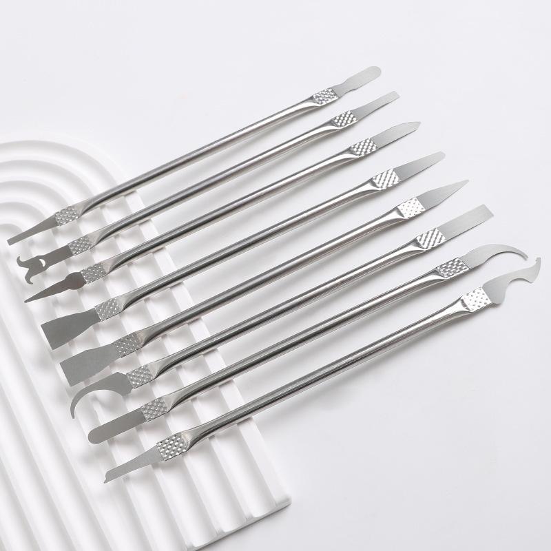 8 in 1 Dismantling CPU IC Prying Knife Blade, Thin IC Chip Repair Tools Set for Mobile Phone Computer CPU NAND IC Chip Repair чёрный