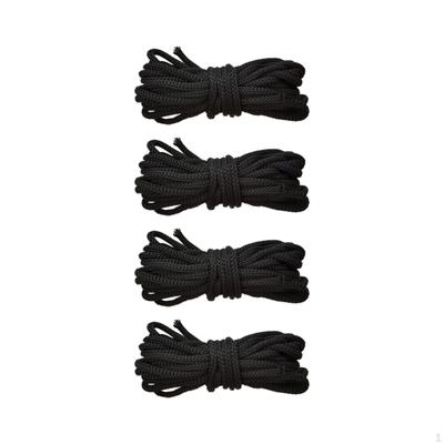 4 Pieces Trampoline Netting Ropes,Replacement Heavy Duty 460cm Cords Repair Maintain