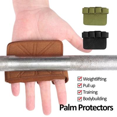 Leder Gymnastik Handgriffe Handflächenschutz Fitnesszubehör für Crossfit Training Kettlebells Klimmzüge Gewichtheben Training