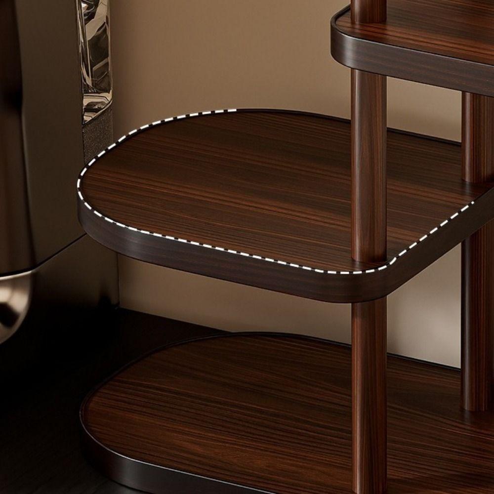 Large Capacity Cup Storage Rack Bamboo Seasoning Storage Rack Perfume Display Stand for Kitchen