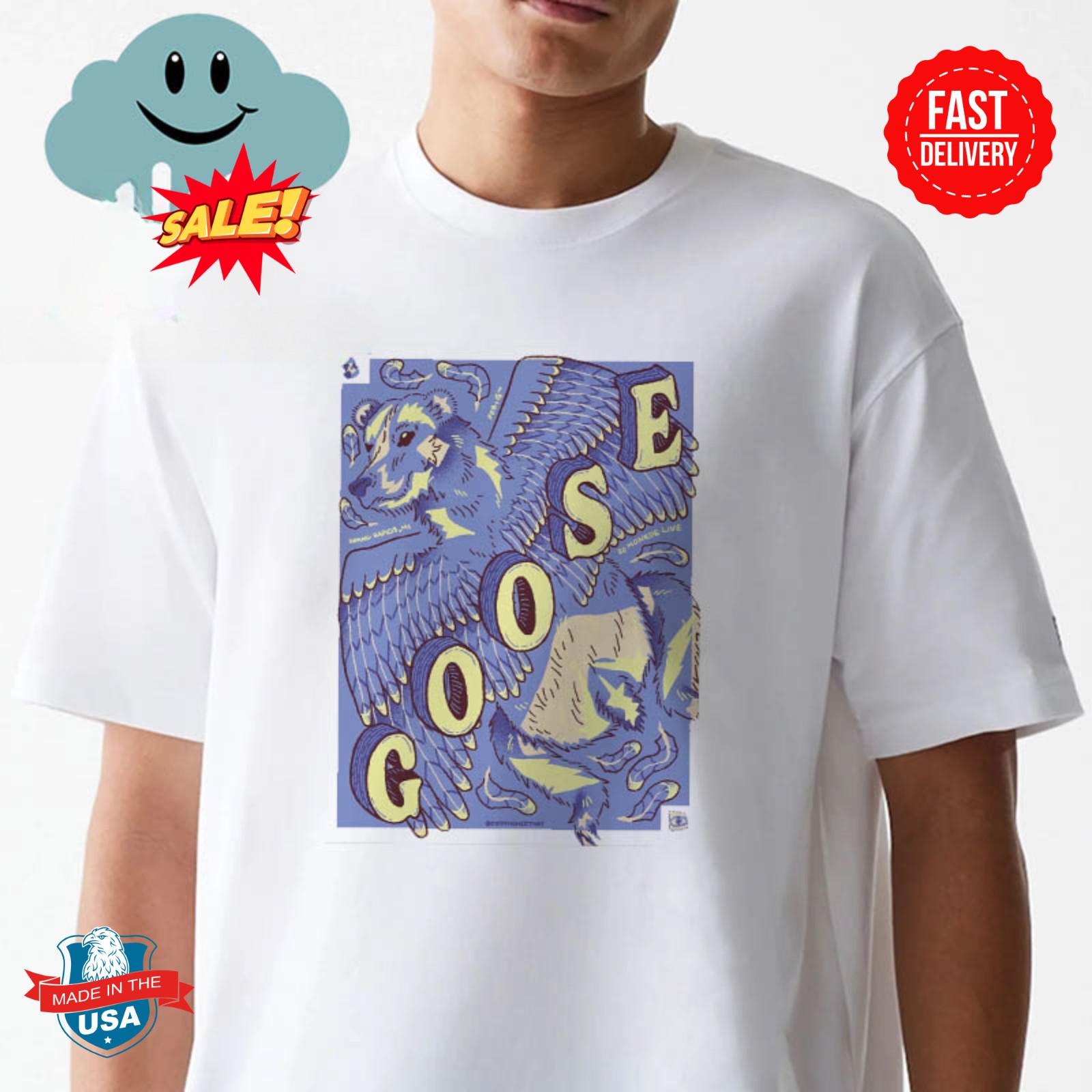 Goose The Band GLC Live At 20 Monroe 2025 Grand Rapids Michigan Feb 15thT-Shirt Unisex T-Shirt XXXXL