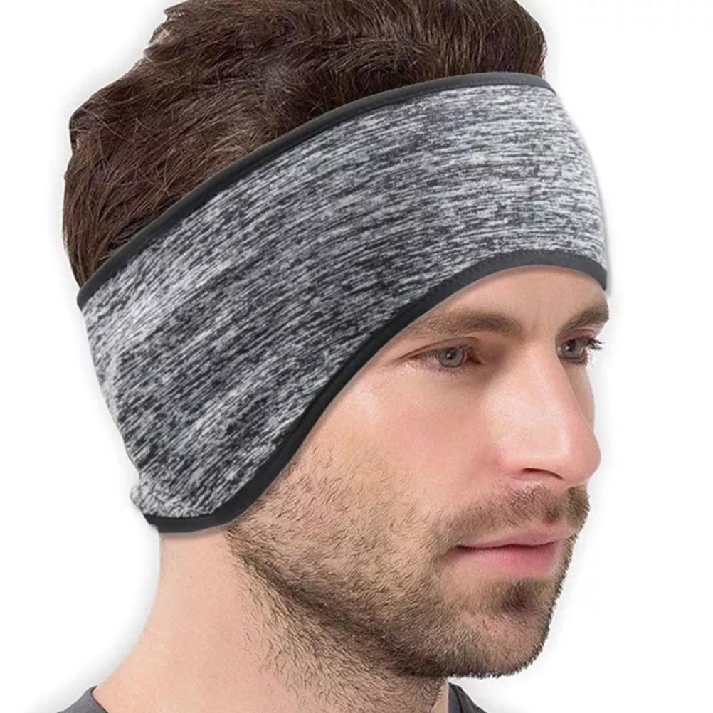 Hřejivá čelenka na uši pro muže a ženy Podzimní a zimní termální sportovní chrániče uší Elastická čelenka na jogging, běh
