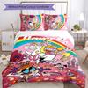 3pcs Custom Name Dexter's Laboratory Bedding Set Duvet Cover Closure Includes 1 Duvet Cover & 2 Pillowcases for All Seasons Bedroom Decor
