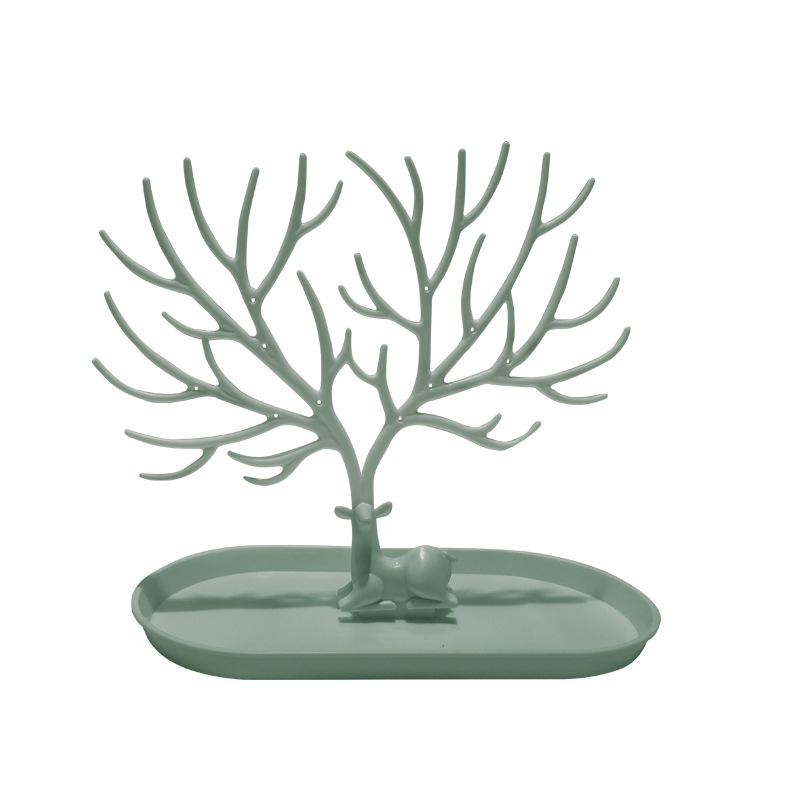 Deer Tree Shaped Jewelry Storage Rack for Earrings & Necklaces