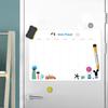 Fridge Magnet Whiteboard Erasable Smooth Writing Self-adhesive Sticky Anti-scratch Leave Message Foldable A3 A4 Anti-slip Magnetic Soft Whiteboard