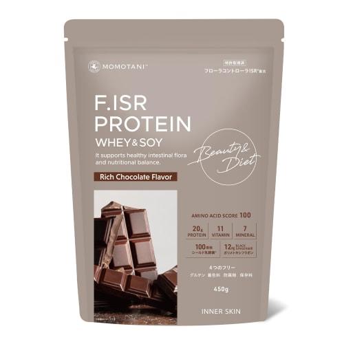 F.dot ISR Protein [Rich Chocolate] 450g Soy Whey Protein Diet Intestinal Health Replacement for Women Made In Japan