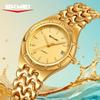Women's Analog Quartz Watch, Date Function Waterproof, Elegant Steel Band, Casual Fashion Wristwatch for Ladies
